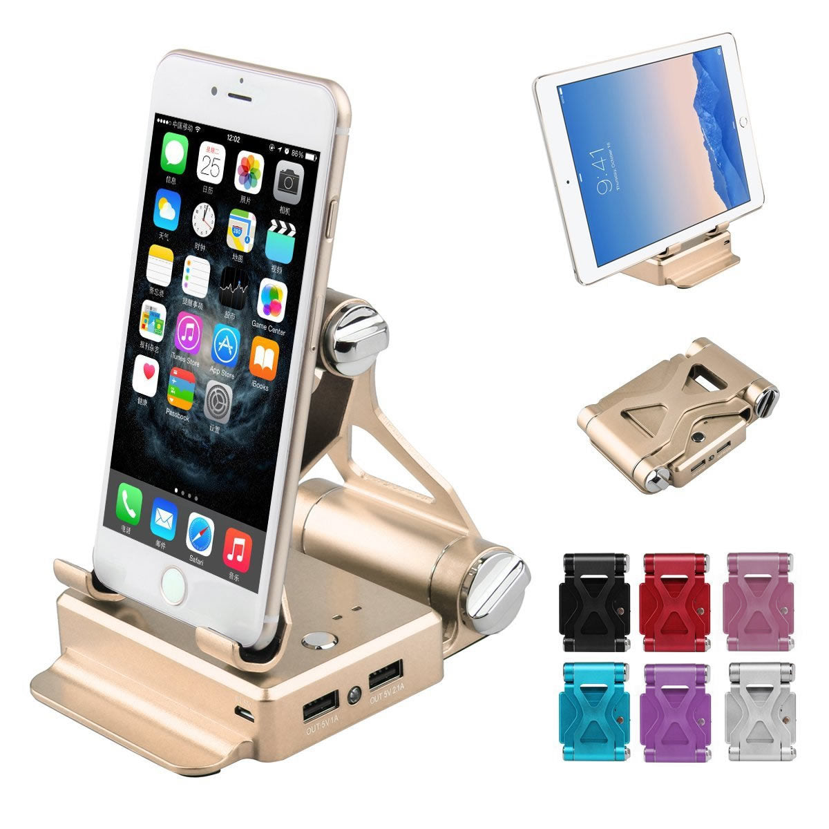 Foldable Charging Tablet Stand